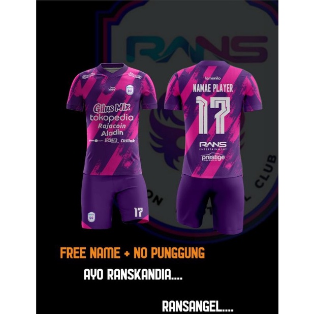 Jual Jersey Baju Kaos RANS FC CILEGON FC HOME AWAY 2021 2022 TERBARU ...