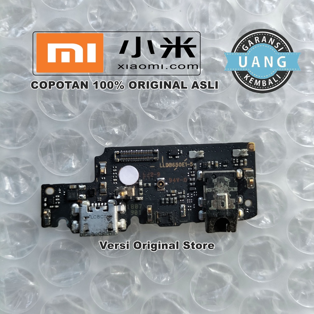 Jual PAPAN PCB KONEKTOR CAS XIAOMI REDMI NOTE 5 PRO ORIGINAL COPOTAN