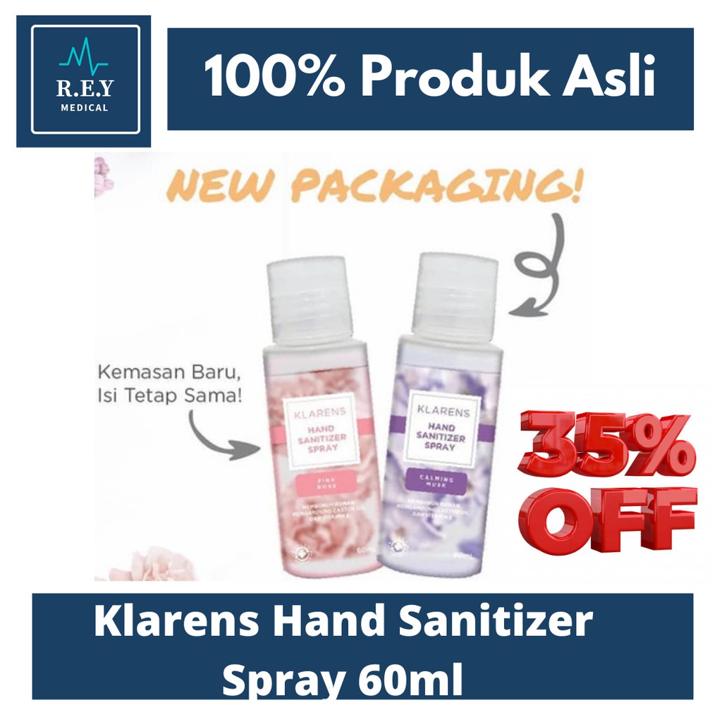 Jual Klarens Hand Sanitizer Spray 60 ml Shopee Indonesia