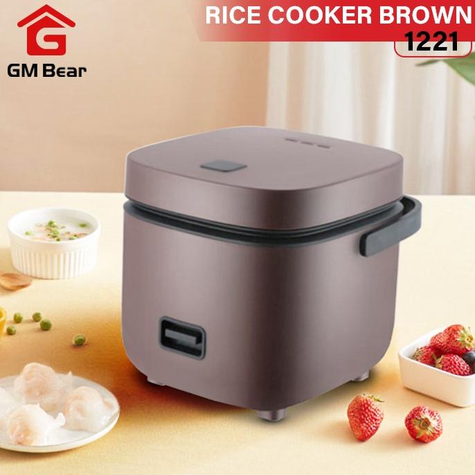 Jual (BUNDLING) GM Bear Rice Cooker Coklat 1221 + Rantang Susun 1158 ...