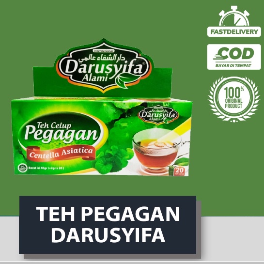 Jual Teh Celup Pegagan Centella Asiatica Gholiban Darusyifa Isi 20