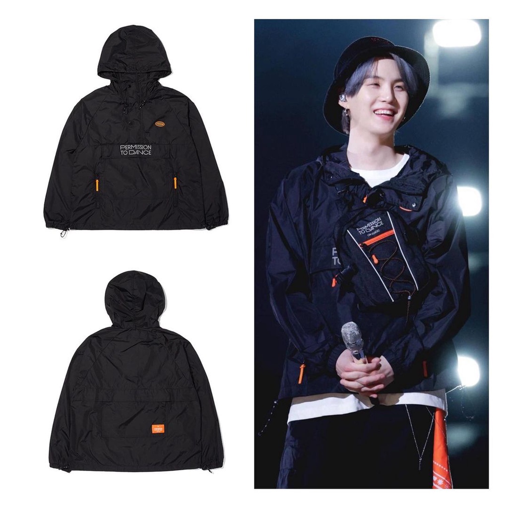 Jual [READY STOCK] BTS PERMISSION TO DANCE MERCH FANMADE - HOODIE ANORAK |  Shopee Indonesia