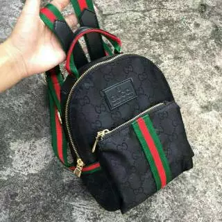 GUCCI オールドグッチ リュック バンブーハンドル オールレザー 黒 Vintage Gallery Rococo OLD GUCCI 世界No.1のコレクション！