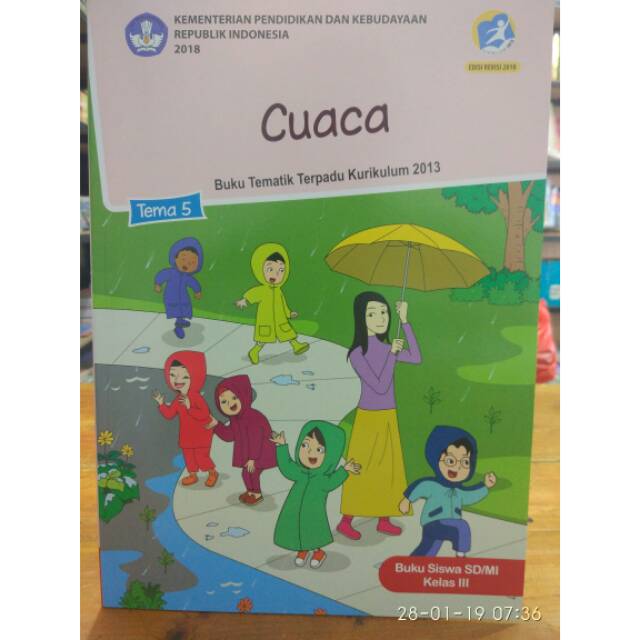 Jual Buku Siswa Tema 5 Kelas 3 K13 / Cuaca | Shopee Indonesia