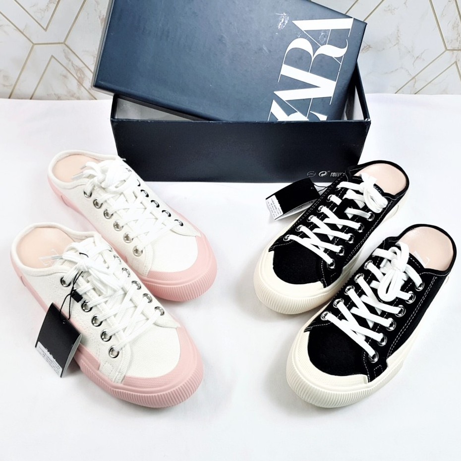 Zara slip 2024 on sneakers