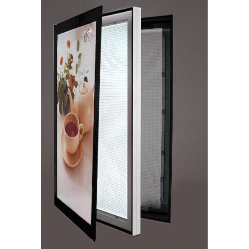 Jual HONGXIN - Slim Light Box Magnet / Neon Box LED Tipis - Silver ...