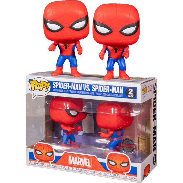 Jual Funko Pop! Exclusive Marvel - Spider-Man 1967 vs. Spider-Man ...