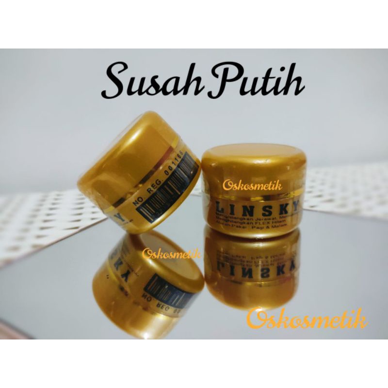 Jual VERSI BARU CREAM LINSKY ORIGINAL LEMBUT | Shopee Indonesia