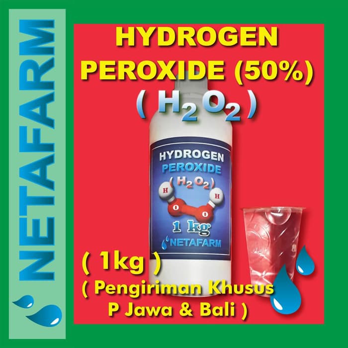 Jual Hydrogen Peroxide 50 H2O2 Kemasan 1kg Shopee Indonesia