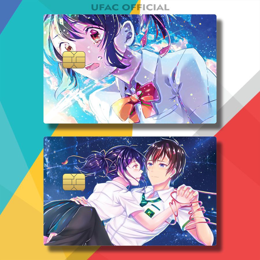 Jual STICKER FLAZZ ANIME KIMI NO NA WA HOLOGRAM 51EW9/YG9YU/ SKIN KTP ...