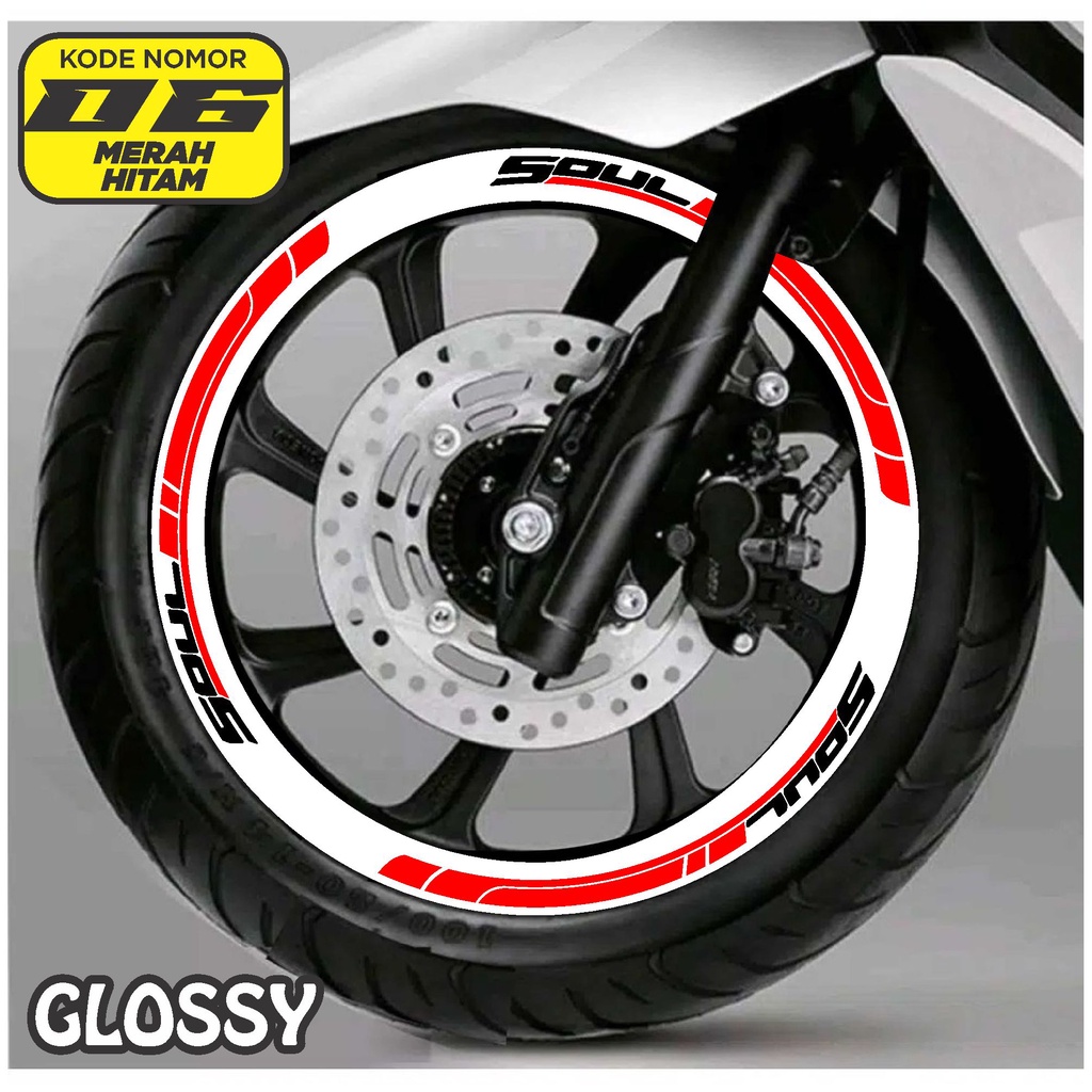 Jual Stiker List Velg Yamaha Mio Soul Variasi Pelk Inch Ar Glossy