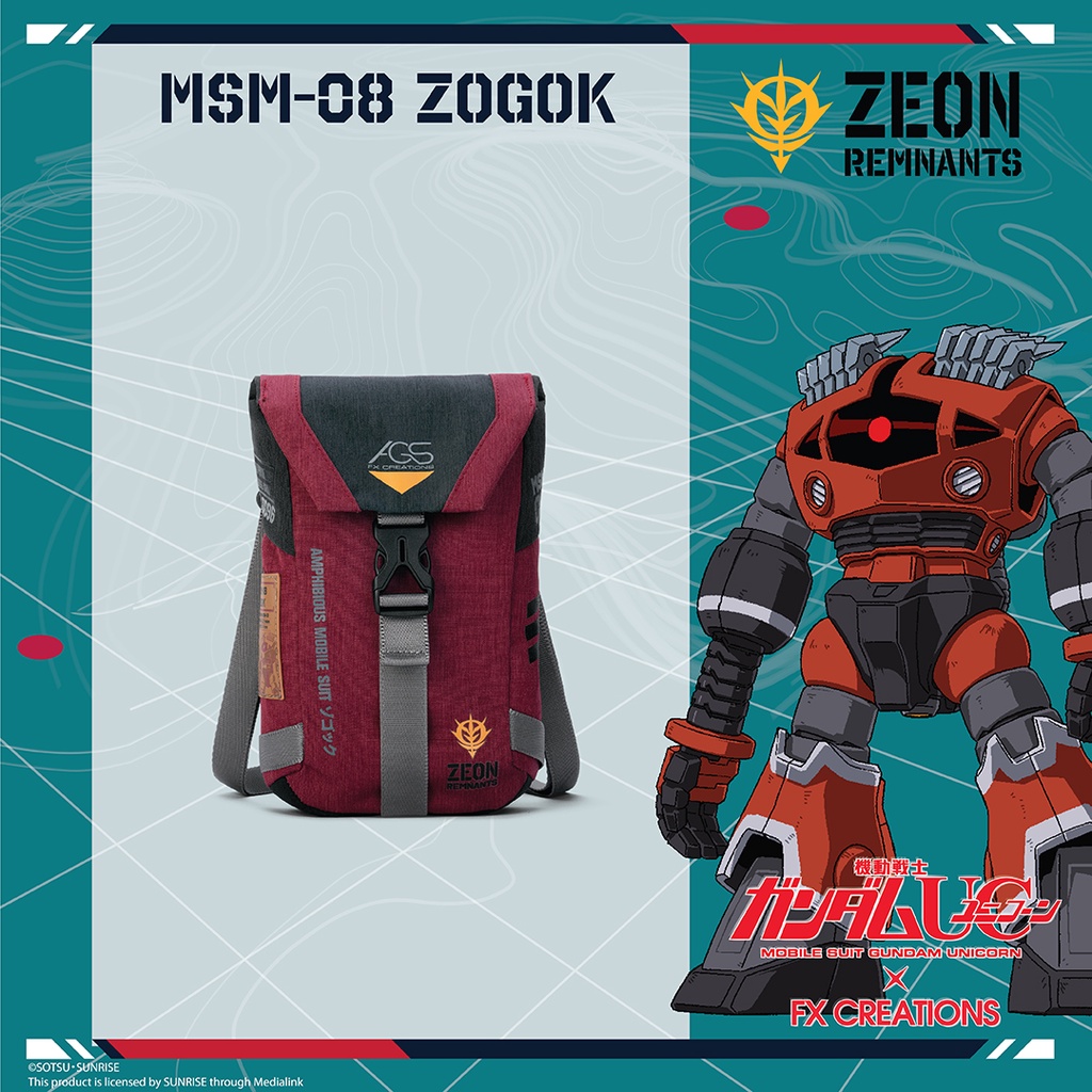 Jual GUNDAM x FX CREATIONS 2in1 Shoulder Bag MSM-08 ZOGOK GUC76292 ...