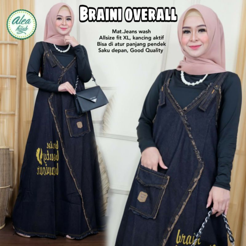 Jual DHEA OVERALL//OVERALL JEANS//BRAINI OVERALL | Shopee Indonesia