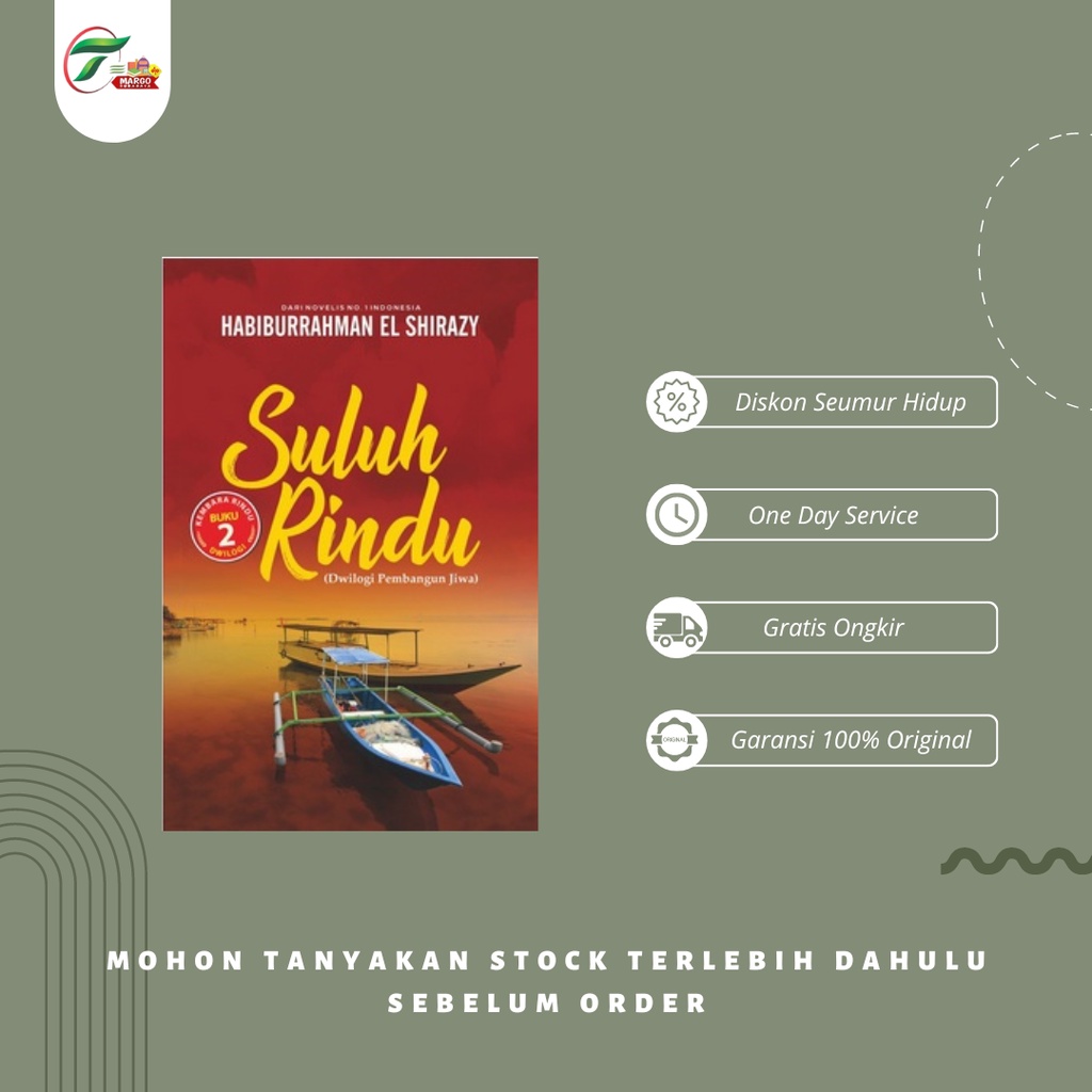 Jual BUKU KEMBARA RINDU // SULUH RINDU 2 KARYA HABIBURRAHMAN EL SHIRAZY ...