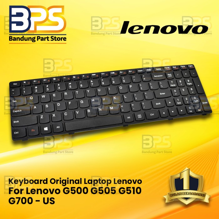 Jual Keyboard Original Lenovo G500 G505 G510 G700 - US ( Black ...