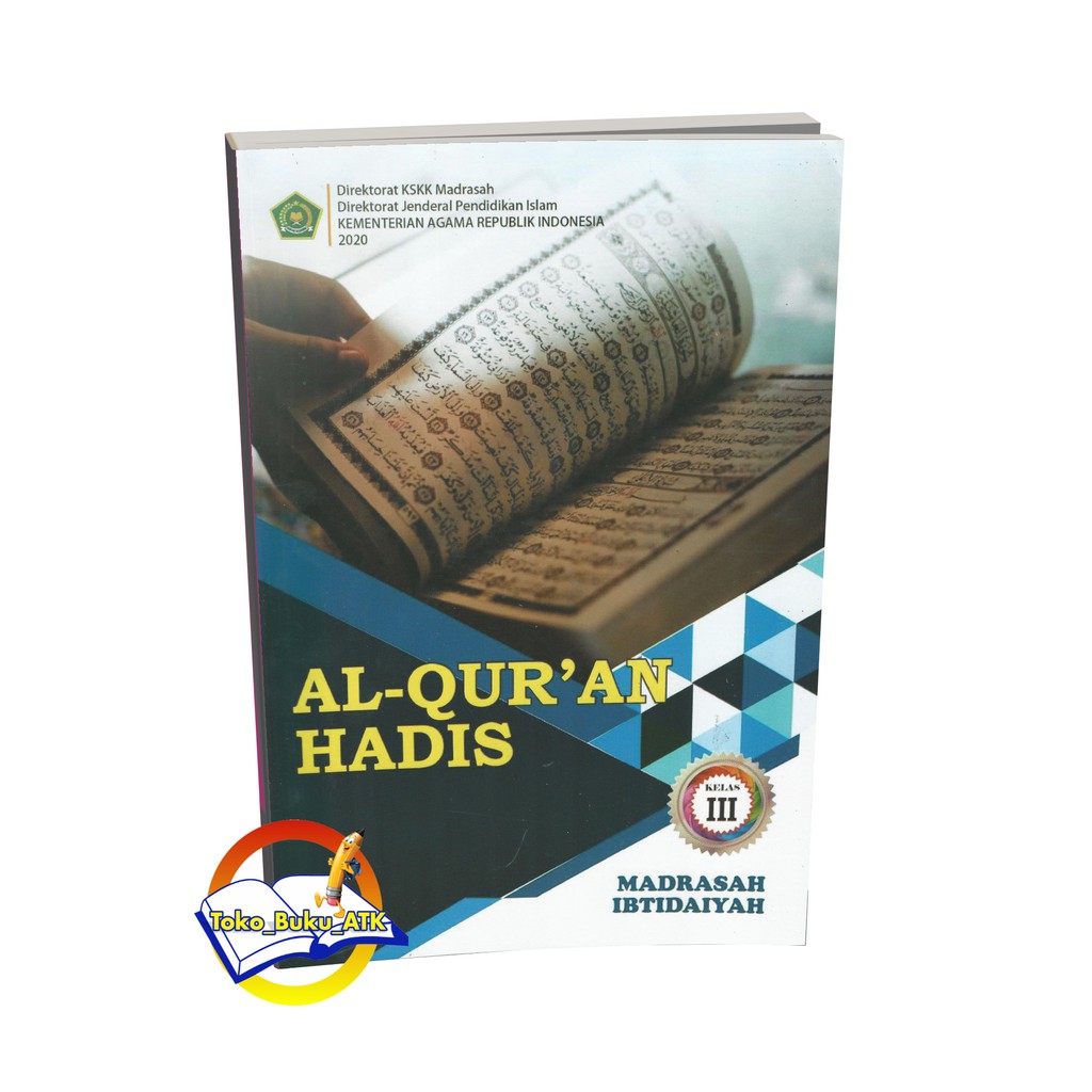 Jual Buku Siswa Al Quran Hadis Kelas 3 MI KEMENAG | Shopee Indonesia