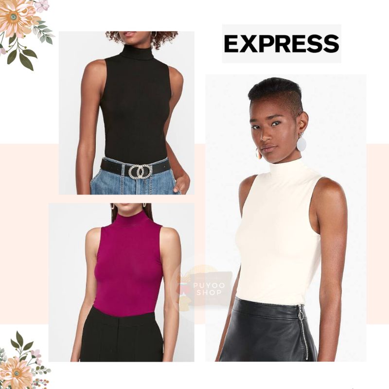 Express mock neck tank on sale