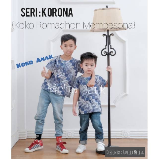 Jual KOKO ANAK BATIK TREND 2020 KORONA (Koko Romadhon Mempesona ...