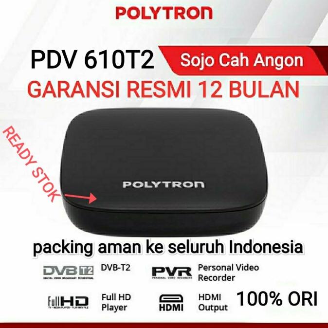 Jual Set Top Box Polytron Stb Dvb T2 Receiver Tv Digital Ori Garansi Resmi Shopee Indonesia