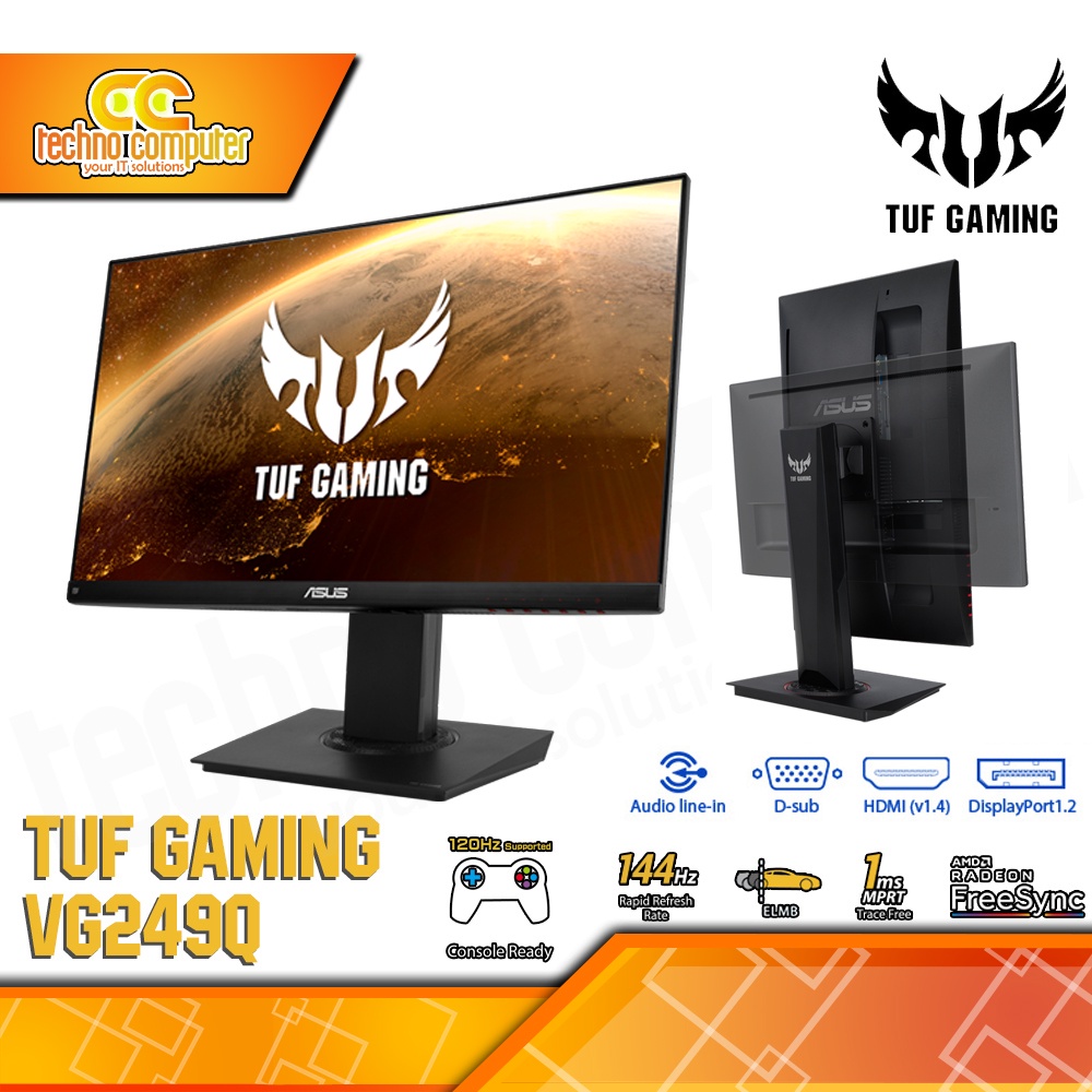 Jual MONITOR ASUS TUF GAMING VG249Q Gaming Monitor 24 Inch FHD 1920 