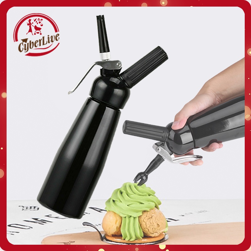 Jual 500ml Whipped Cream Dispenser Aluminum Alloy Cream Whipper ...