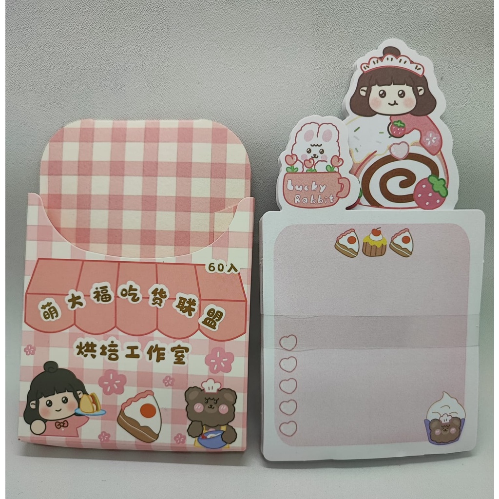 Jual Sticky Notes French Fries Lucu Premium dan Pie Stiker Roll ...