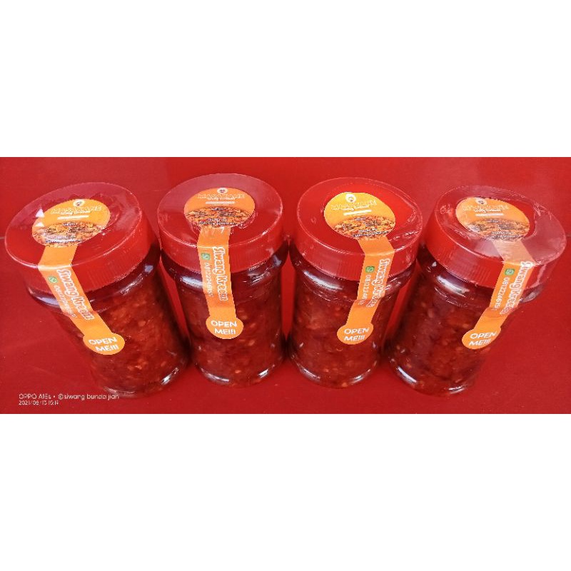 Jual Sambal Teri Khas Cirebon Pedas Nampol 200gr Shopee Indonesia