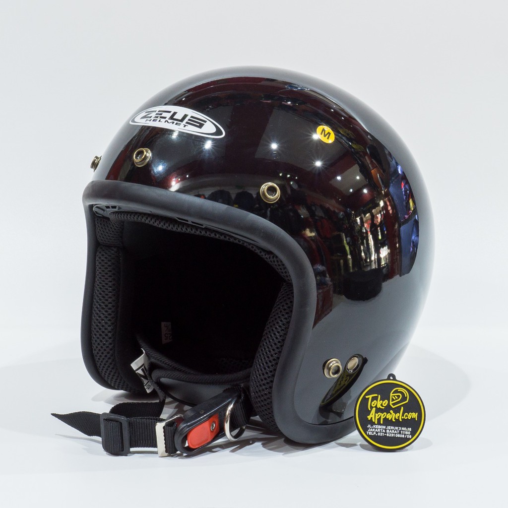 Helm zeus half face hot sale retro