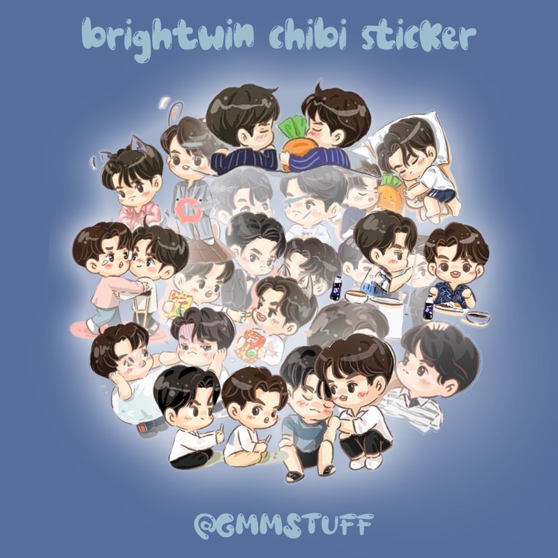 Jual STICKER PACK BRIGHTWIN CHIBI | Shopee Indonesia