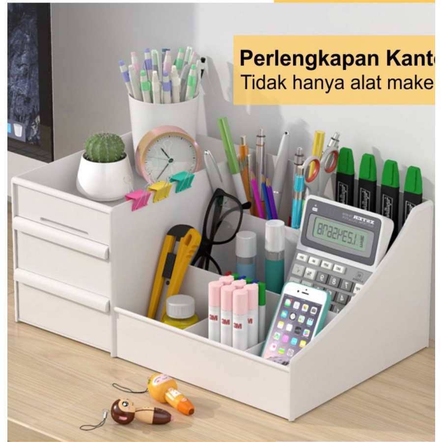 Jual RAK PENYIMPANAN KOSMETIK KOTAK MAKE UP STORAGE || ORGANIZER TEMPAT ...