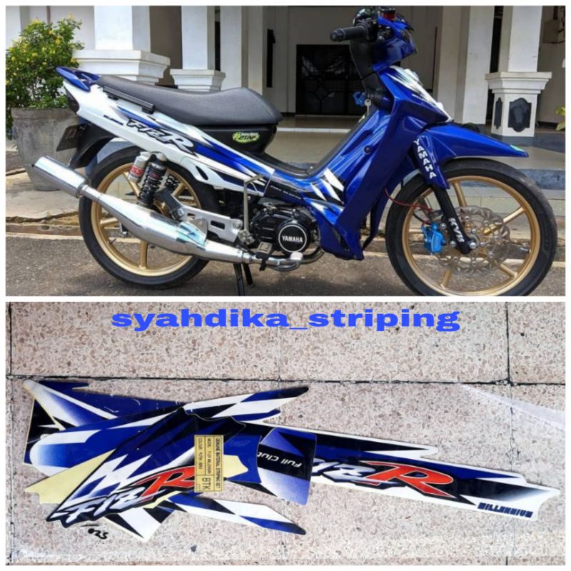 Jual Sticker Striping Lis Body Yamaha Fiz R F1z R Fizr Milenium