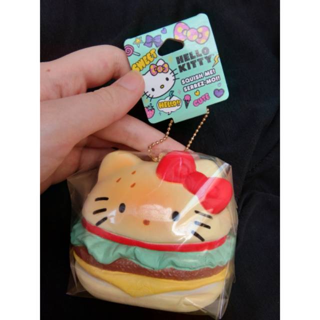 Jual HELLOKITTY FASTFOOD SERIES BURGER SQUISHY Shopee Indonesia