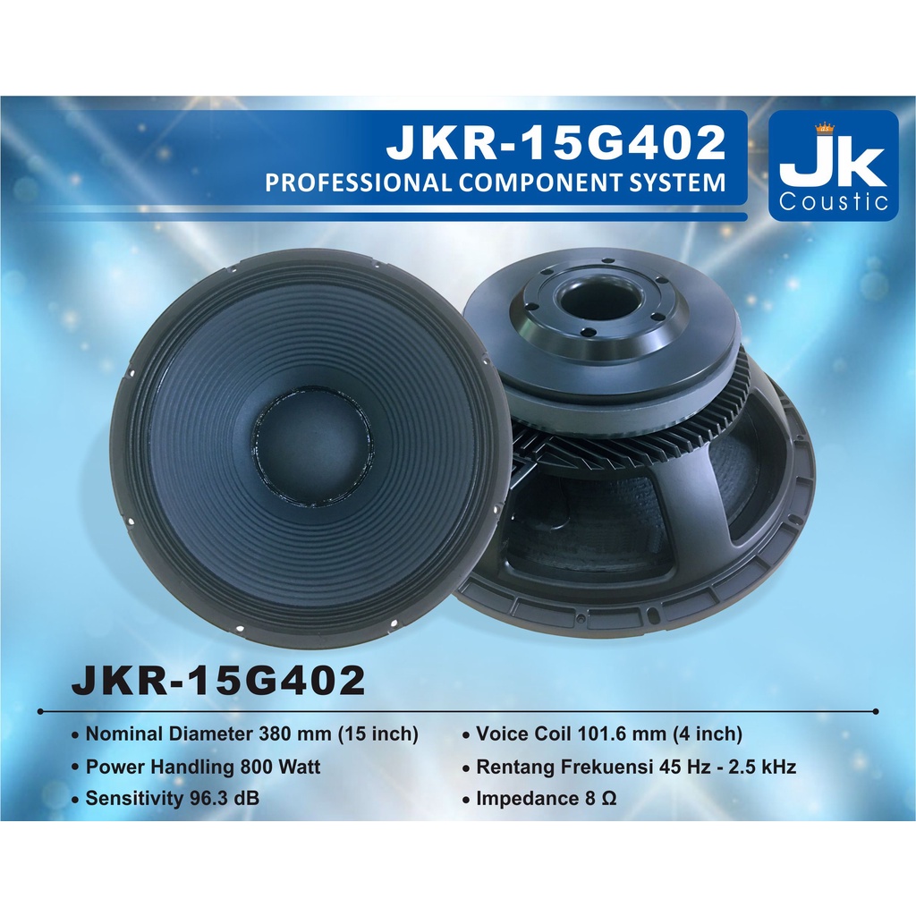 Jk 15 inch speaker hot sale price