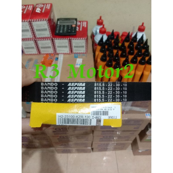 Jual VBelt / vbelt ASPIRA H223100KZR1200 BANDO untuk motor Vario