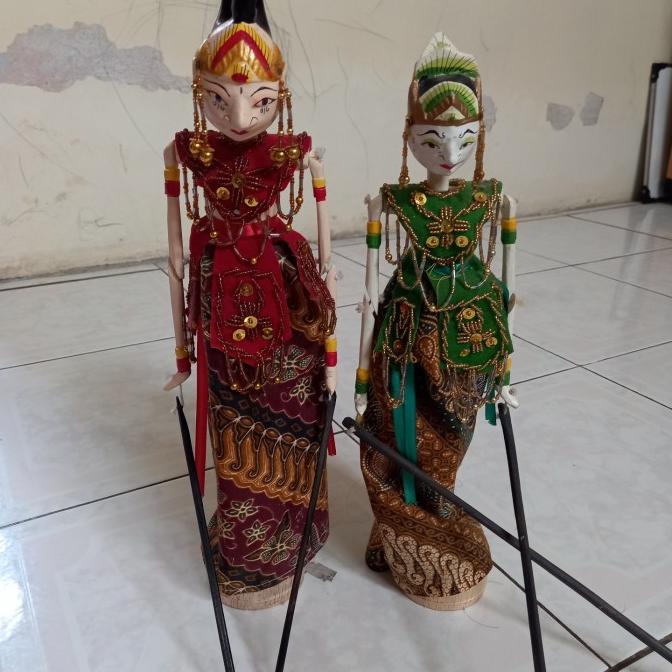 Jual Wayang Golek Arjuna Srikandi Sepasang Shopee Indonesia