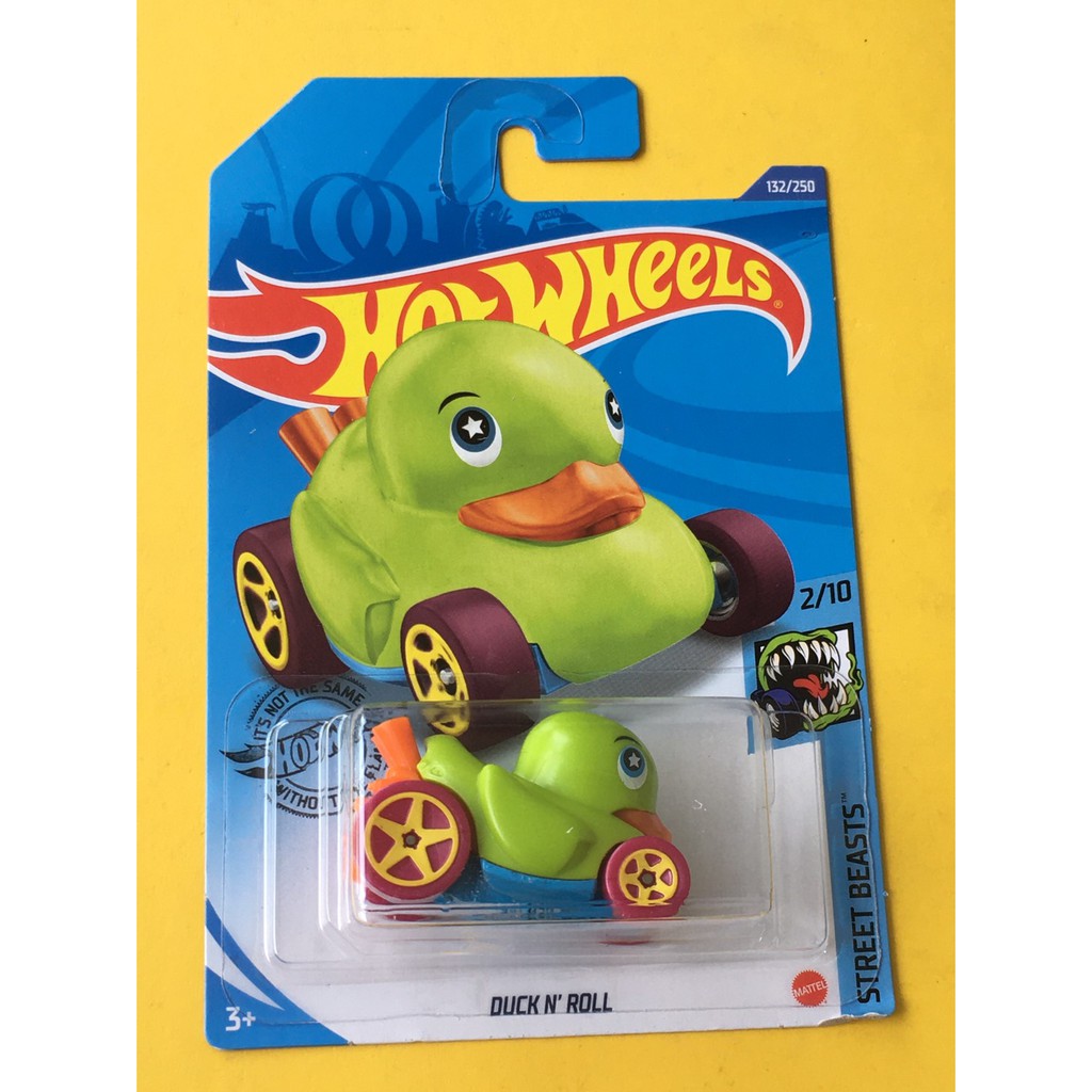 HOT WHEELS HOTWHEELS DUCK N ROLL BEBEK HIJAU STREET BEAST DIECAST MOBIL HOTWIL HOTWEELS LANGKA MURAH