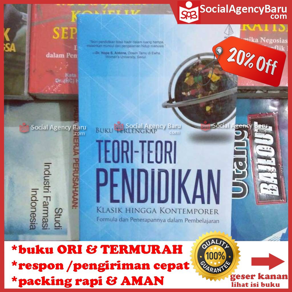 Jual Buku Terlengkap Teori-teori Pendidikan Klasik - Chairul Anwar ...