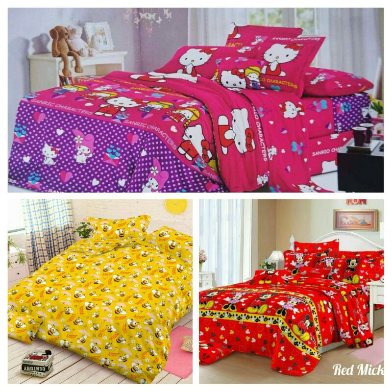 Jual Only Bedcover / Selimutnya Saja Tanpa Sprei Uk.180/160x200 ...