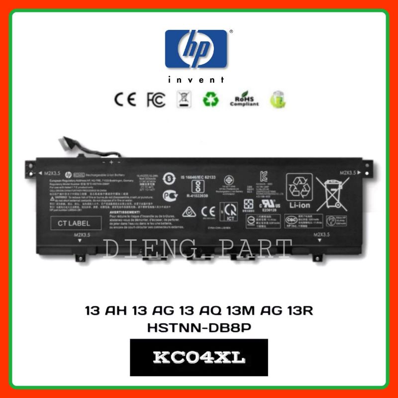 Jual Baterai KC04XL Laptop HP Envy X360 13M 13M-AG0001DX 13-AH0015TU 13 ...