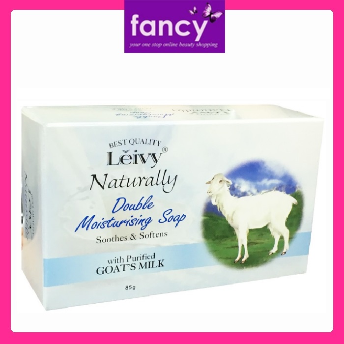 Leivy Double Moisturising Soap Goats Milk 85g