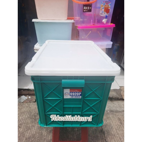 Jual Container Box Industri Plastik + Tutup 9920P / Container Box ...