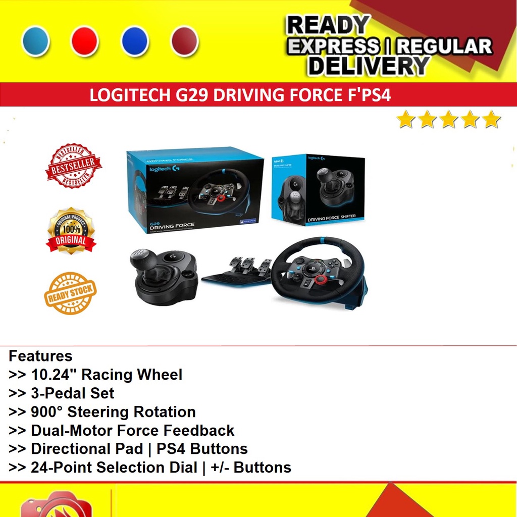 Jual LOGITECH G29 DRIVING FORCE F'PS4 | Shopee Indonesia