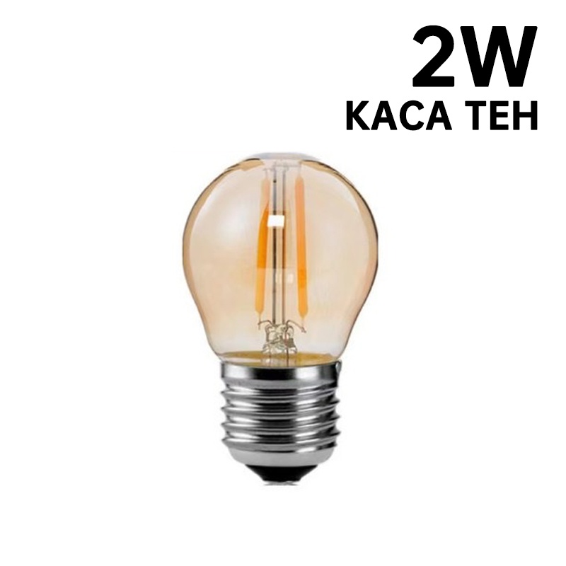 Jual LAMPU LED FILAMEN 2W 4W BOHLAM PIJAR EDISON CAFE DEKORASI G45 ...