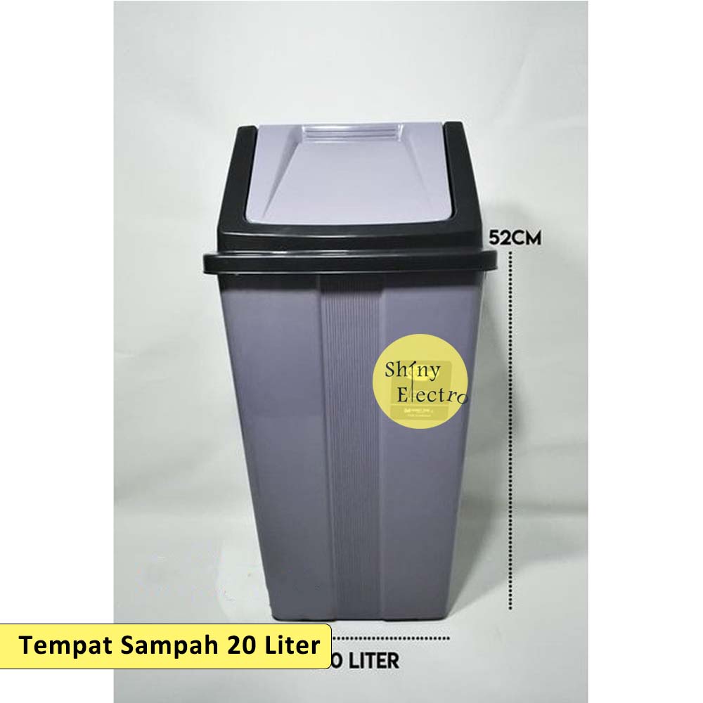 Jual Tempat Tong Sampah 20 Liter Dust Bin Keranjang 20l Kamar Mandi Kantor Kamar Tidur 8796