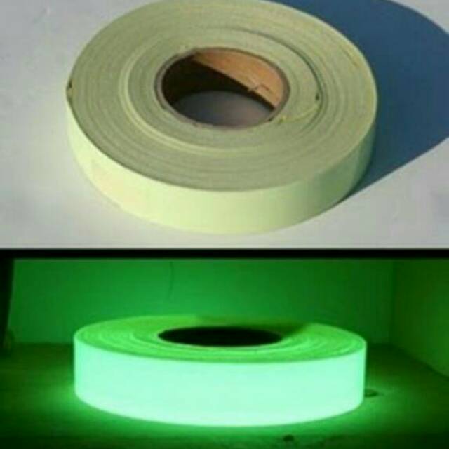 Jual Sticker Stiker Tape Lakban Selotip Fosfor Glow In The Dark ...
