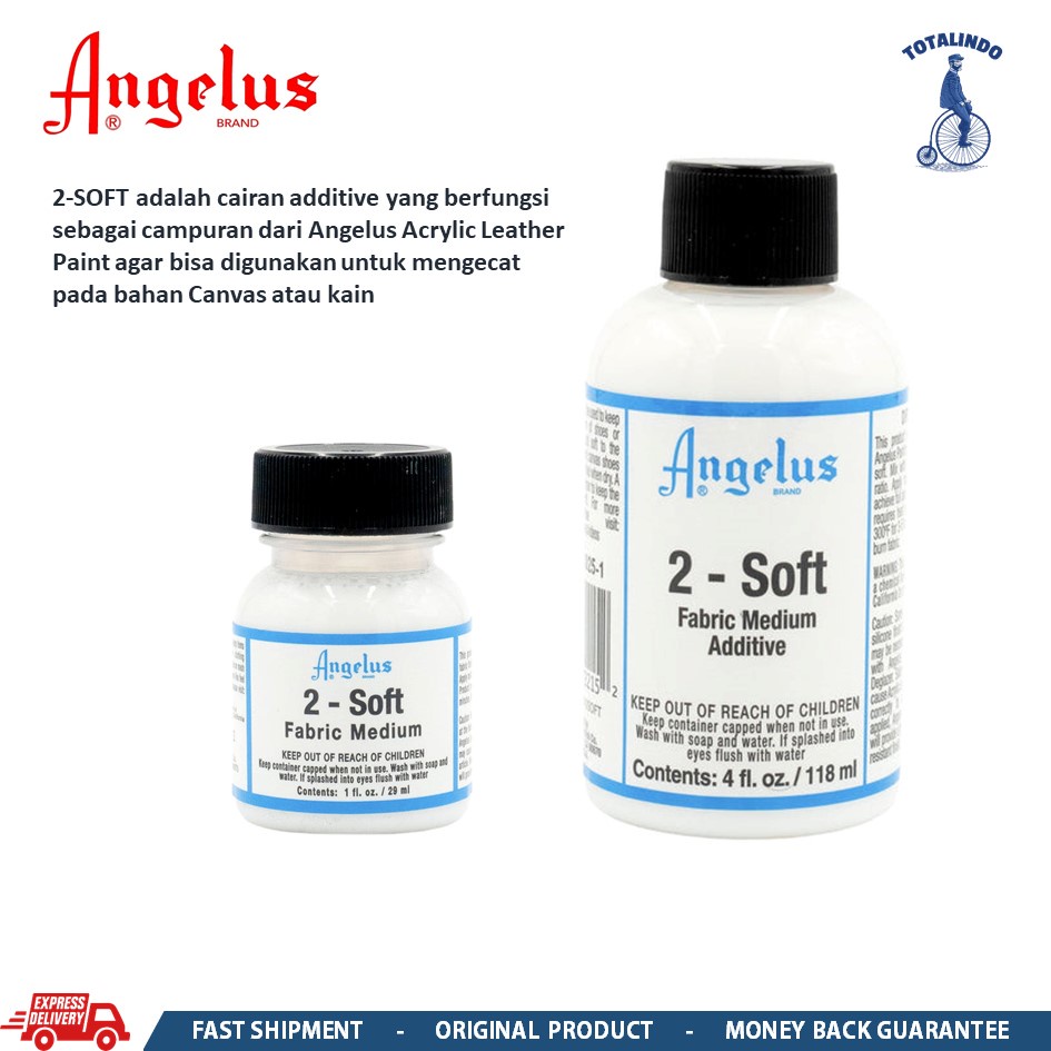 Angelus 2 - Soft Fabric Medium, 1 oz.