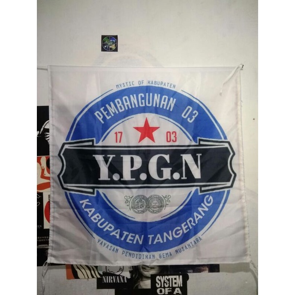 Jual Promo Cetak Bendera Custom Printing Kain Bebas Desain Ukuran