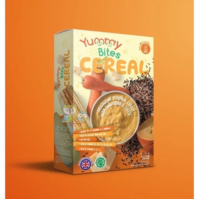 Jual Yummy Bites Cereal Pumpkin Carrot Cheese 100gr Shopee Indonesia
