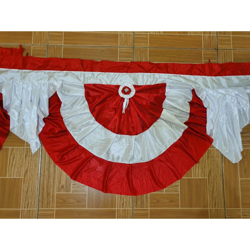 Jual Bendera Merah Putih Backdrop Rumbai 9m | Shopee Indonesia