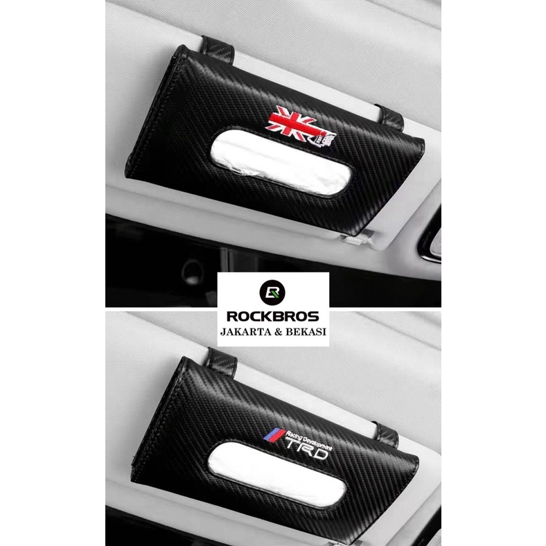 Jual Kotak Tissue Mobil Car Box Tempat Tisu Sunvisor Carbon Fiber ...
